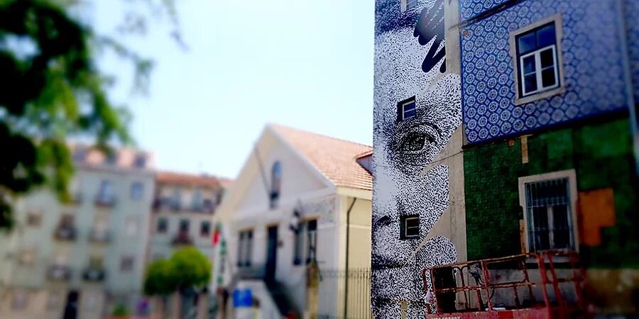 Arte urbano en Lisboa EIME - Rua Natália Correia
