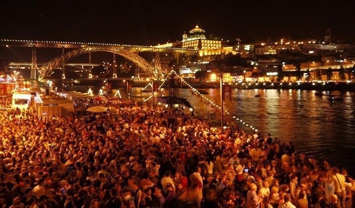 Celebración de San Juan en Oporto