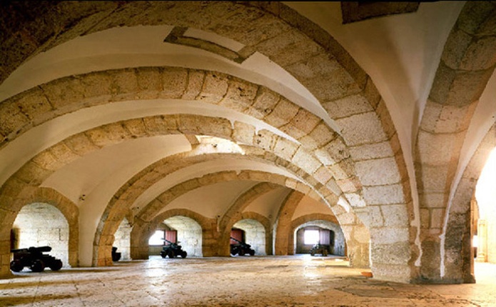 Interior del baluarte Torre de Belem