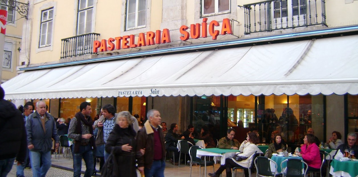Pastelería Suiça Plaza del Rossio Lisboa