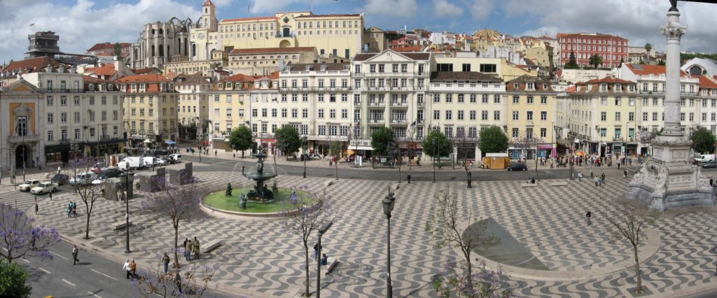 Plaza del Rossio Lisboa