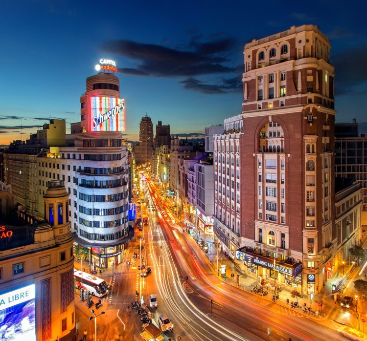 gran via madrid mapa