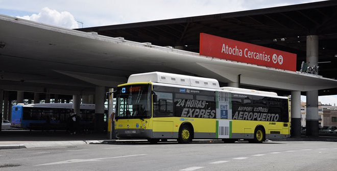 Autobus expres al aeropuerto de Madrid